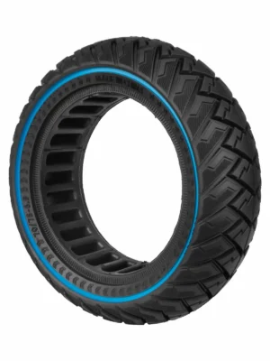 Neumático sólido Ulip70/75-6.5 con diseño de ala y línea azul