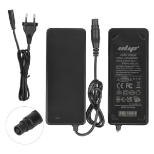 Cargador Ulip 53,6 V/54,6 V 2 A con conector Xiaomi O para Xiaomi 4 Pro Plus/4 Pro Max/Ninebot G3 F3 GT3 ZT3 (enchufe UE)