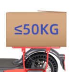 Estante trasero plegable Ulip rojo para almacenamiento de scooters Xiaomi - Imagen 4