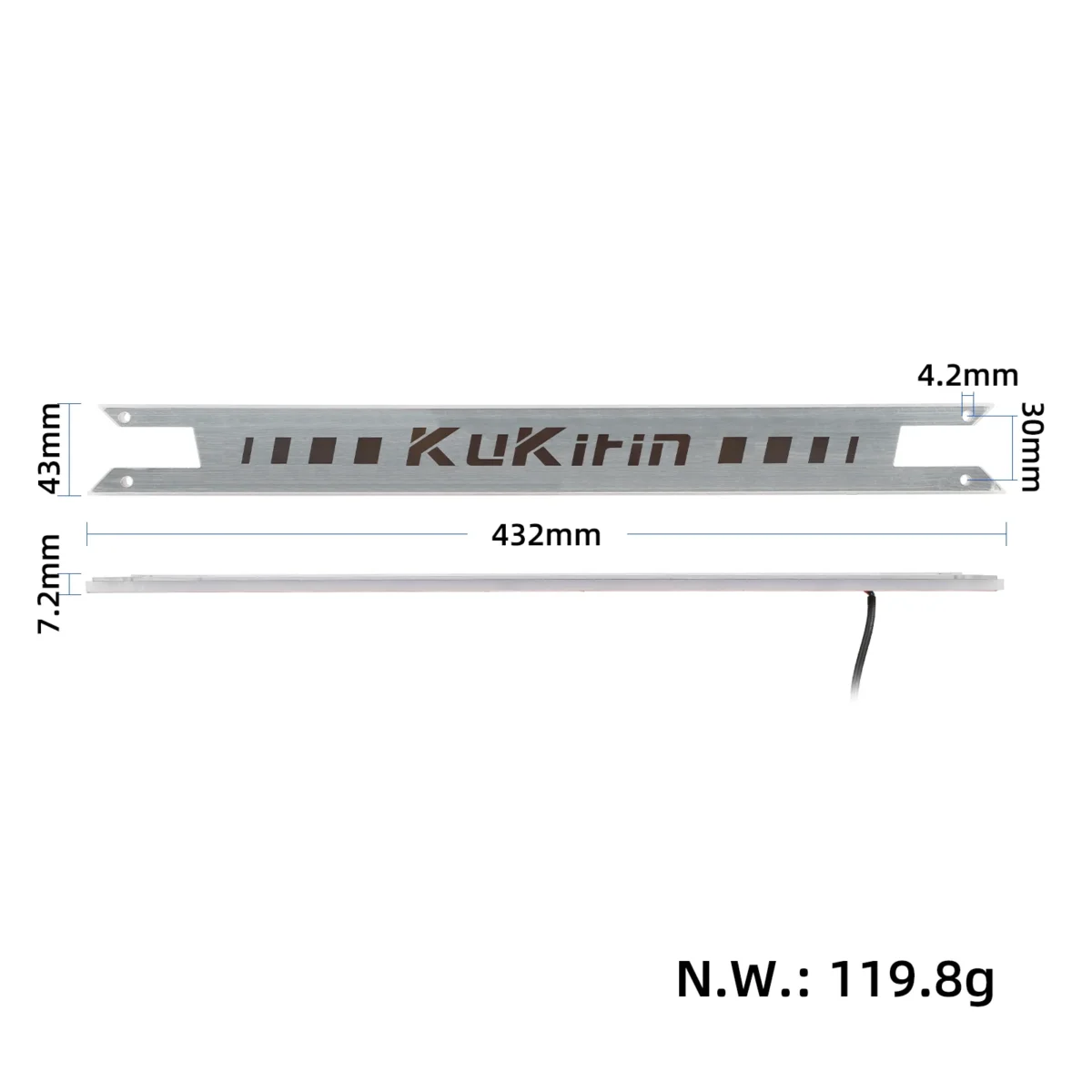 Luz lateral derecha de la placa inferior KuKirinG4Max - Imagen 6