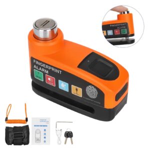 Bloqueo de freno de disco naranja (con bloqueo de huella dactilar)