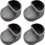 4 fundas de silicona gris para el gancho del guardabarros trasero del patinete M365