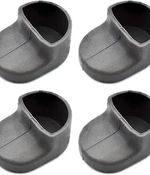 4 fundas de silicona gris para el gancho del guardabarros trasero del patinete M365