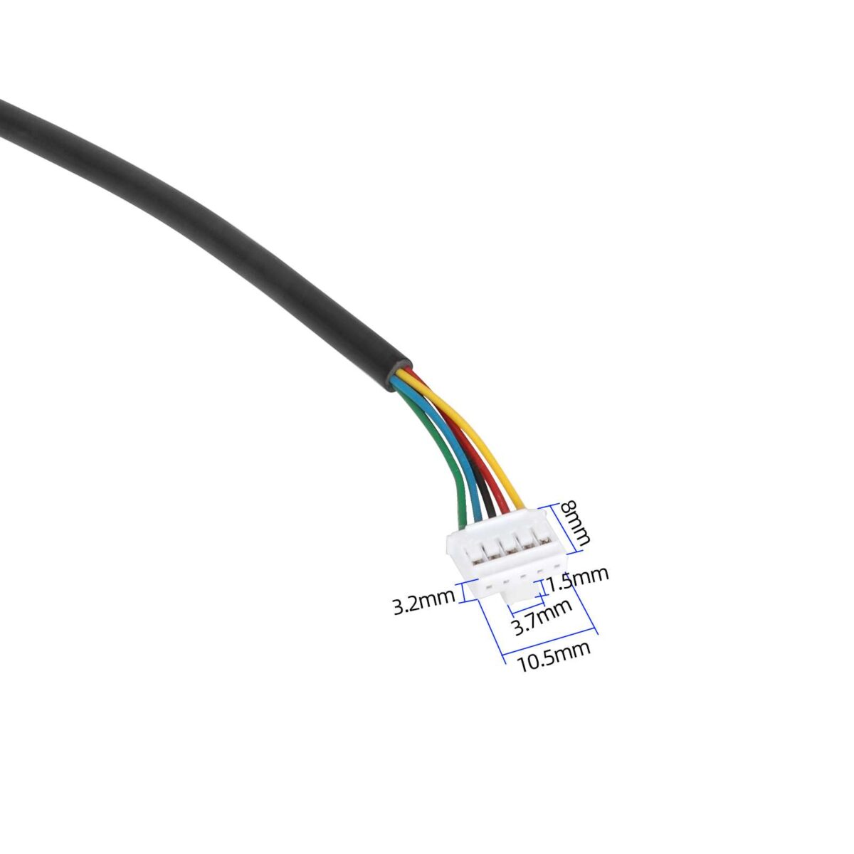 Cable de alimentación negro para scooters clon Xiaomi - Imagen 6