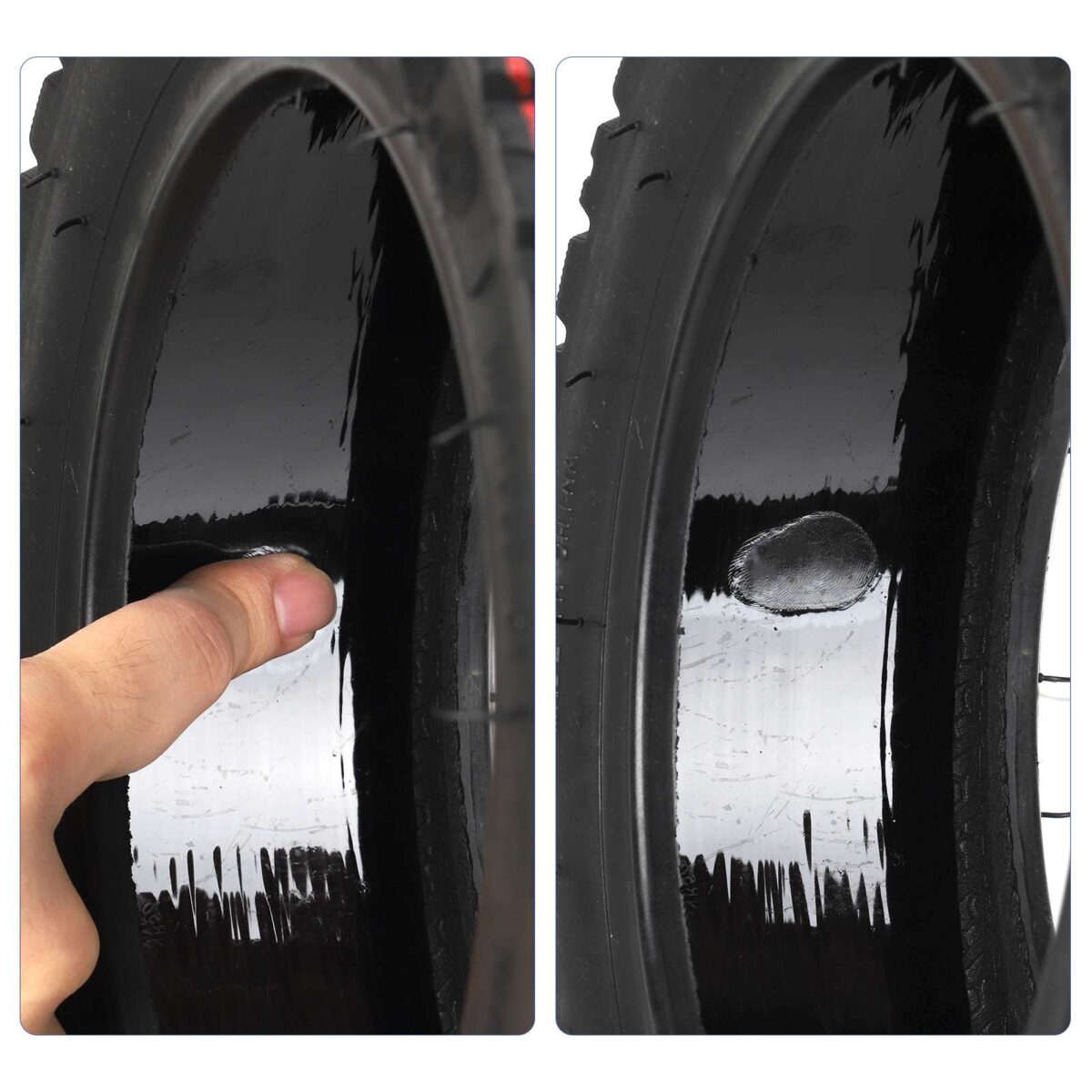 Neumático todoterreno sin cámara autorreparable Ulip 10*3 con goo - Imagen 3