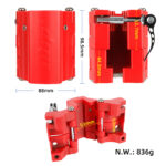 Fijaciones plegables Red Ulip para patinetes Xiaomi y Segway Ninebot series F y D - Imagen 4