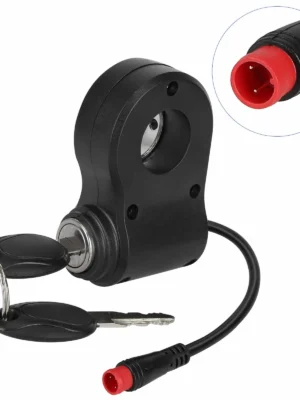 Cerradura eléctrica original de 2 pines para patinete Kukirin G2 pro/G2 Max