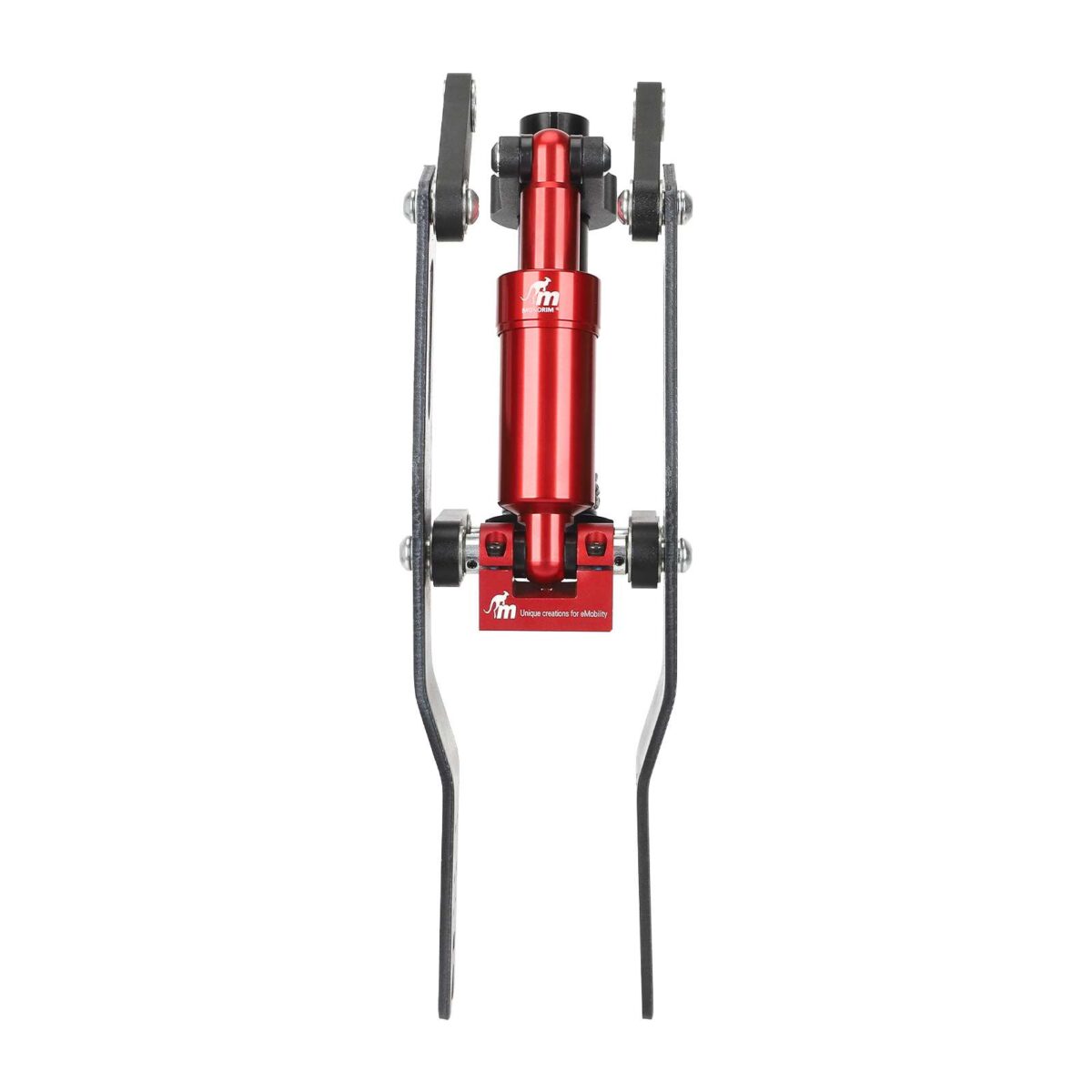 Suspensión delantera Monorim negra y roja para scooters Segway F20/F25/F30/F40 - Imagen 4