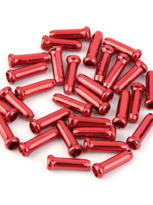 Extremos de cable de freno rojos (50 piezas)