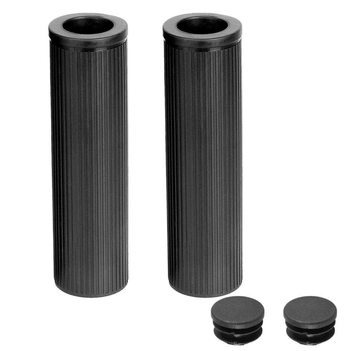 Cubiertas de manillar negras con sello de orificio pasante sin ranura para tarjetas - Imagen 3