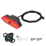 Luz trasera y guardabarros con intermitentes Ulip y control remoto recargable para scooter Xiaomi 4 Ultra