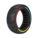 Neumático sólido LUCK4U 8.5*2.5 para carretera urbana con círculo de tres colores