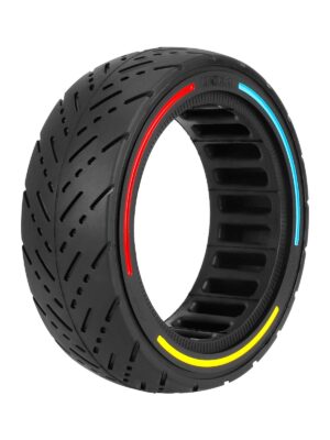 Neumático sólido LUCK4U 8.5*2.5 para carretera urbana con círculo de tres colores