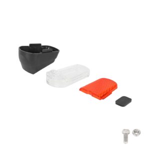 Cubierta de luz trasera roja y blanca para scooter Max G30D (con tornillos)