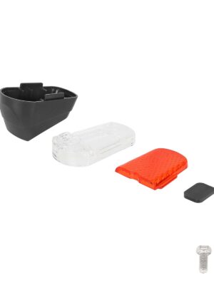 Cubierta de luz trasera roja y blanca para scooter Max G30D (con tornillos)