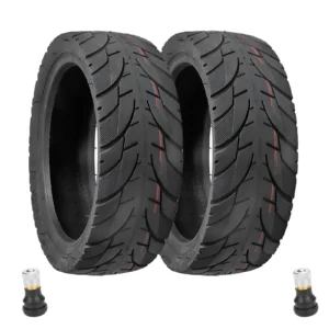 2 juegos de neumáticos sin cámara NAIPUTUN 8.5*3 (diámetro interior de 155 mm) + válvulas para neumáticos sin cámara