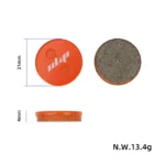 Pastilla de freno de resina multimetal naranja Ulip para patinete Xiaomi M365 - Imagen 2