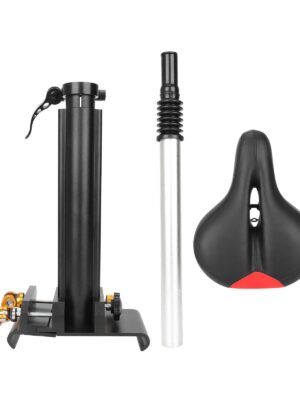 Asiento de aluminio negro para patinetes Xiaomi