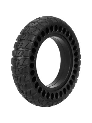 Neumático sólido de caucho negro REF 10*2.5 con ranura de 37 mm