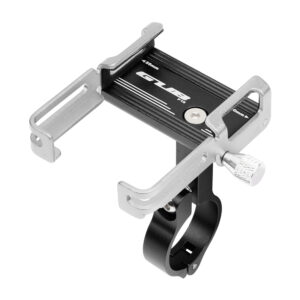 Soporte para teléfono móvil GUB P10 de aluminio negro plateado