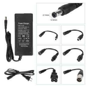 Cargador estándar de EE. UU. 42V2ADC2.1 (con 6 cables adaptadores)