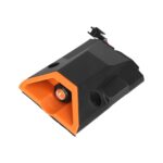 KukirinG2ProDB - Esquina frontal derecha envolvente con luz LED de ojo de gato (negro y naranja)