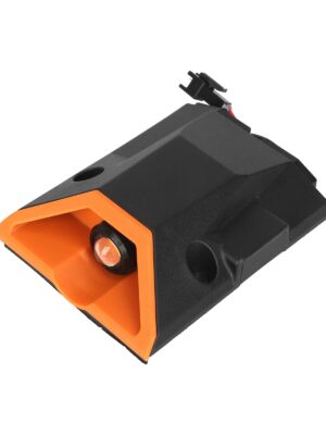 KukirinG2ProDB - Esquina frontal derecha envolvente con luz LED de ojo de gato (negro y naranja)