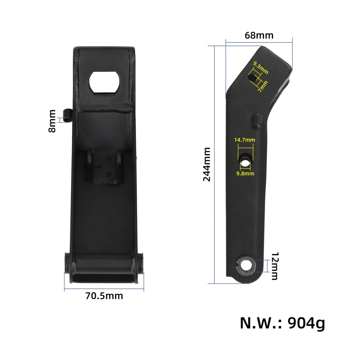 Soporte de brazo oscilante delantero Kukirin G4 - Imagen 2