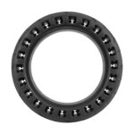 Neumático sólido de caucho negro de 8 1/2 x 2 pulgadas - Imagen 4