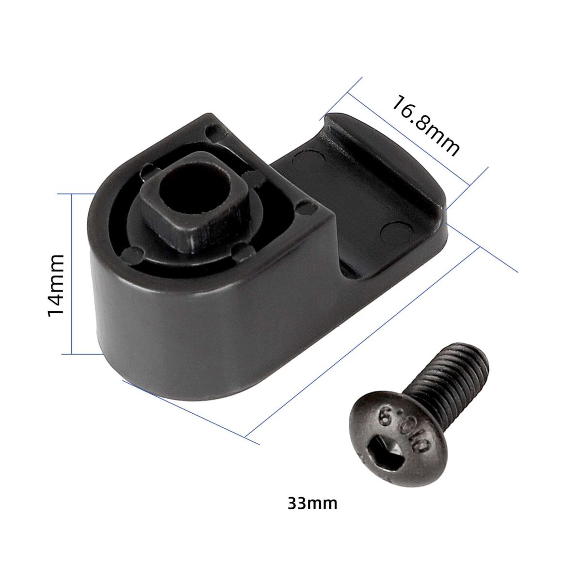 Gancho de guardabarros (con tornillos) para scooter F20F25F30F40 - Imagen 2