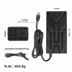 Cargador Ulip 18 V ~ 42 V 3 A con certificación CE y FCC y cabezal Mi (enchufe UE) - Imagen 2