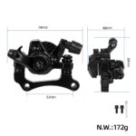 Freno de disco delantero negro para scooter Kugoo M4 (forma de abanico) - Imagen 2