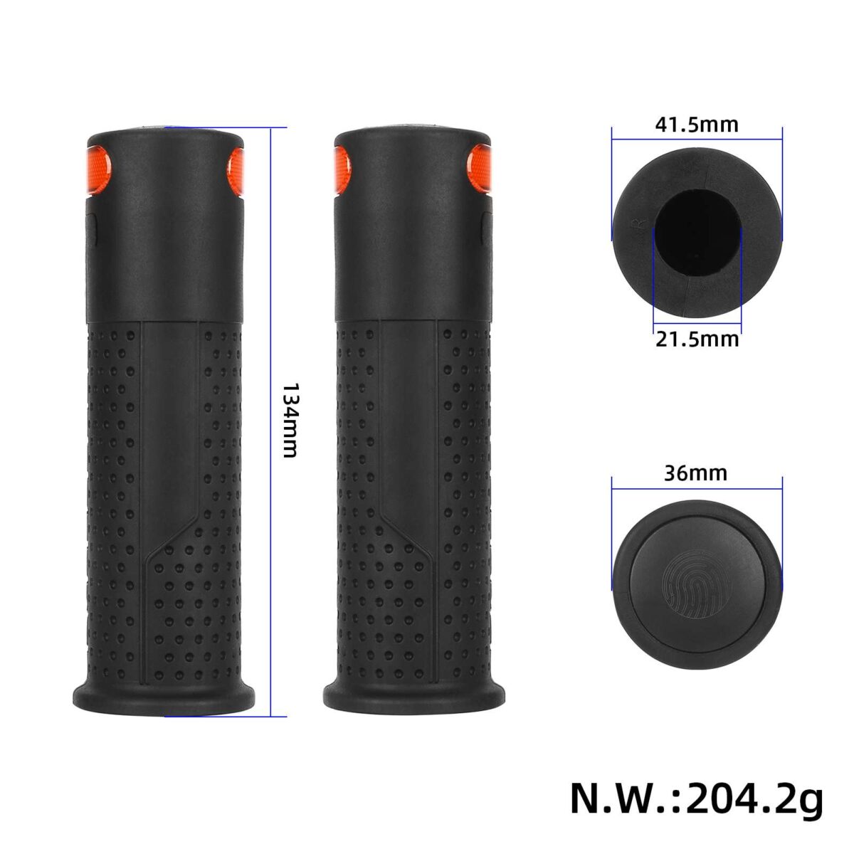 Juego de luces con control remoto negro - Imagen 5