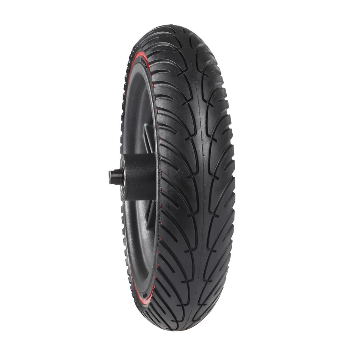 Neumático sólido de 8,5 pulgadas con círculo rojo + llanta M365 - Imagen 5