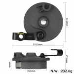 Cubierta del freno de tambor del scooter Ninebot Max G2/antiguo G2E - Imagen 2