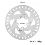 Disco de freno ULIP de 130 mm y 5 orificios para patinetes Xiaomi 4 Pro - Imagen 2