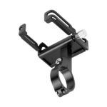 Soporte para teléfono móvil GUB P10 de aleación de aluminio negro y rojo - Imagen 4