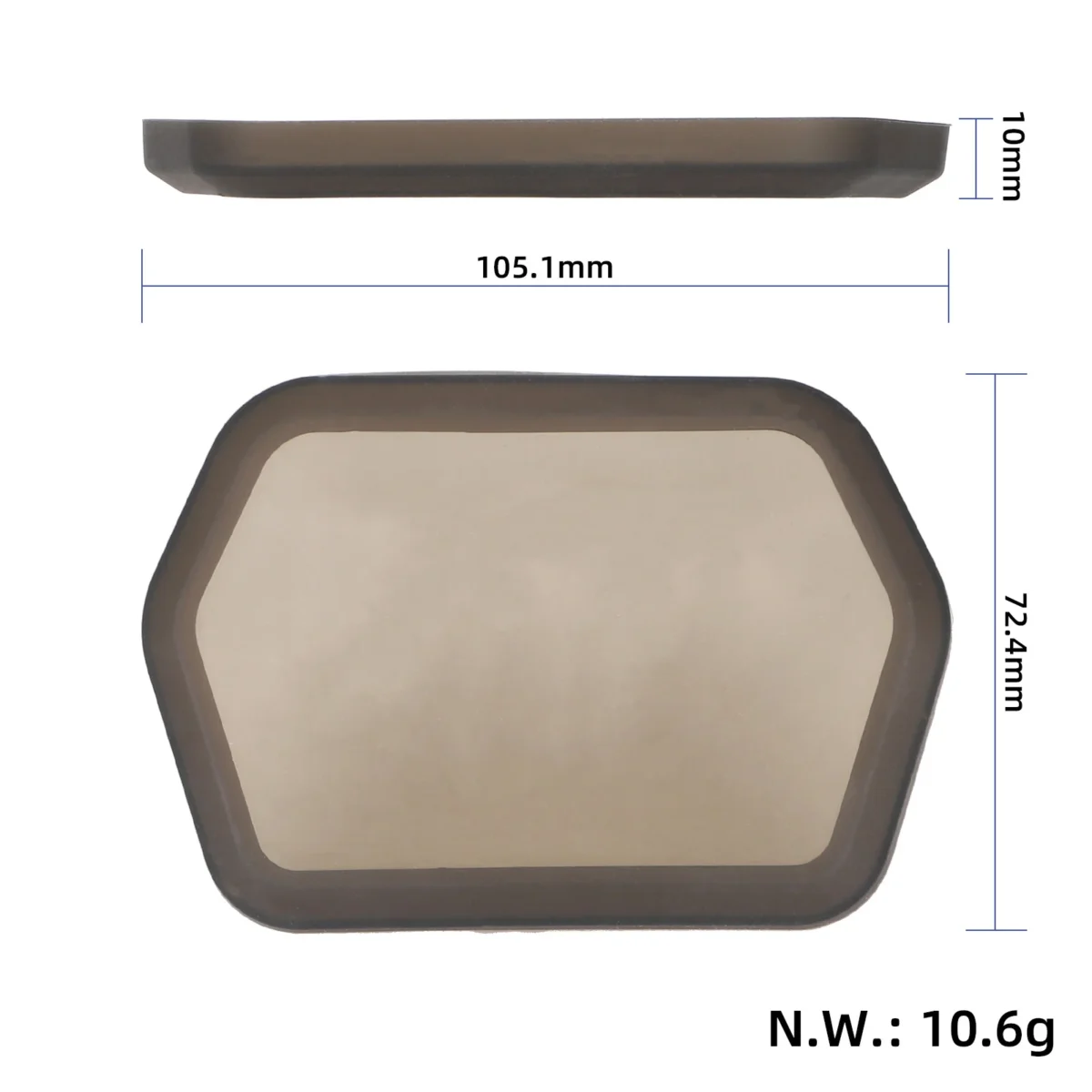 Funda de silicona negra para el salpicadero del patinete Ninebot ZT3 Pro - Imagen 2