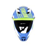 Casco todoterreno blanco, azul y amarillo talla M - Imagen 6