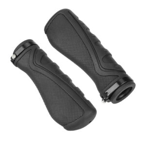 Funda de mango antideslizante y amortiguadora de tubo negro de 22 mm, 1 par