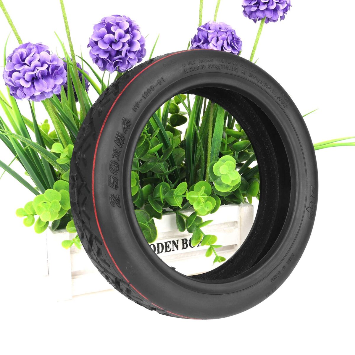 Neumático todoterreno sin cámara autorreparable Ulip 250*54 con adhesivo y válvula - Imagen 6