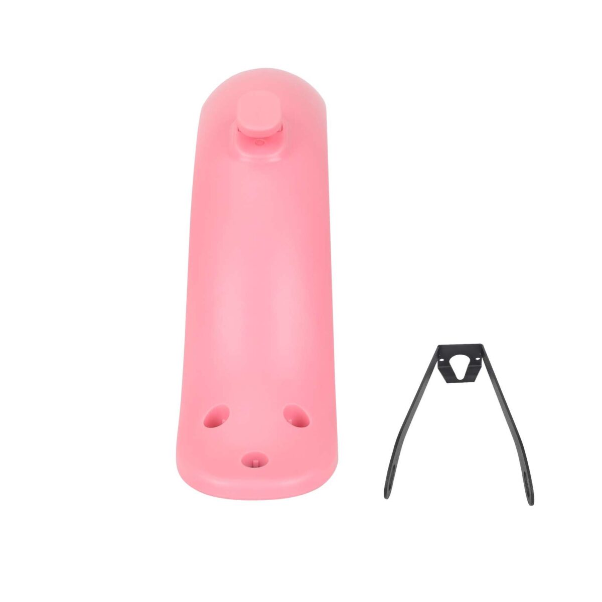 Guardabarros trasero integrado Xiaomi M365 Pro/Pro2 rosa con matrícula (con luz trasera + gancho + soporte metálico pro) - Imagen 4