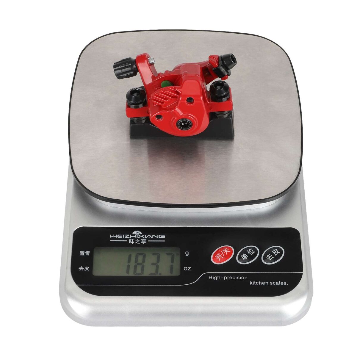 Freno de disco delantero y trasero rojo para scooter Kugoo M4 (forma de abanico) - Imagen 6