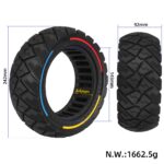 Neumático sólido todoterreno Ulip 90/65-6.5 con diseño de diamante y 3 colores - Imagen 2
