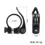 Abrazadera de tubo de asiento negra sin orificio de 31,8 mm - Imagen 2