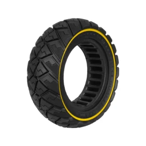 Neumático todoterreno sólido Ulip 9*3.0-5.5 con forma de diamante y círculo amarillo