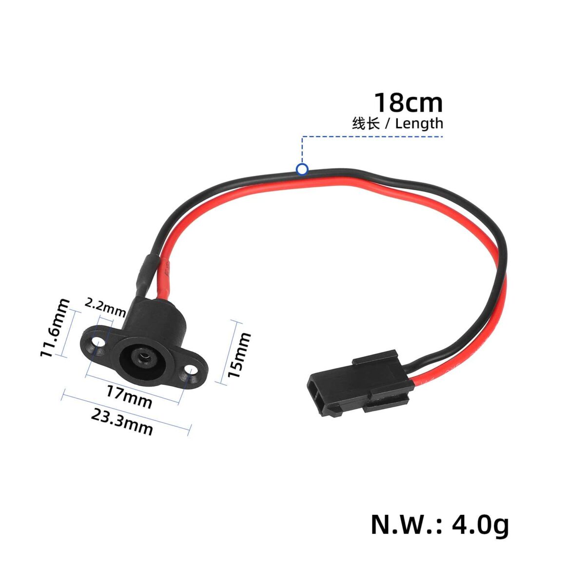 Cable de carga original para patinete Xiaomi 4 Lite (2.ª generación) - Imagen 4