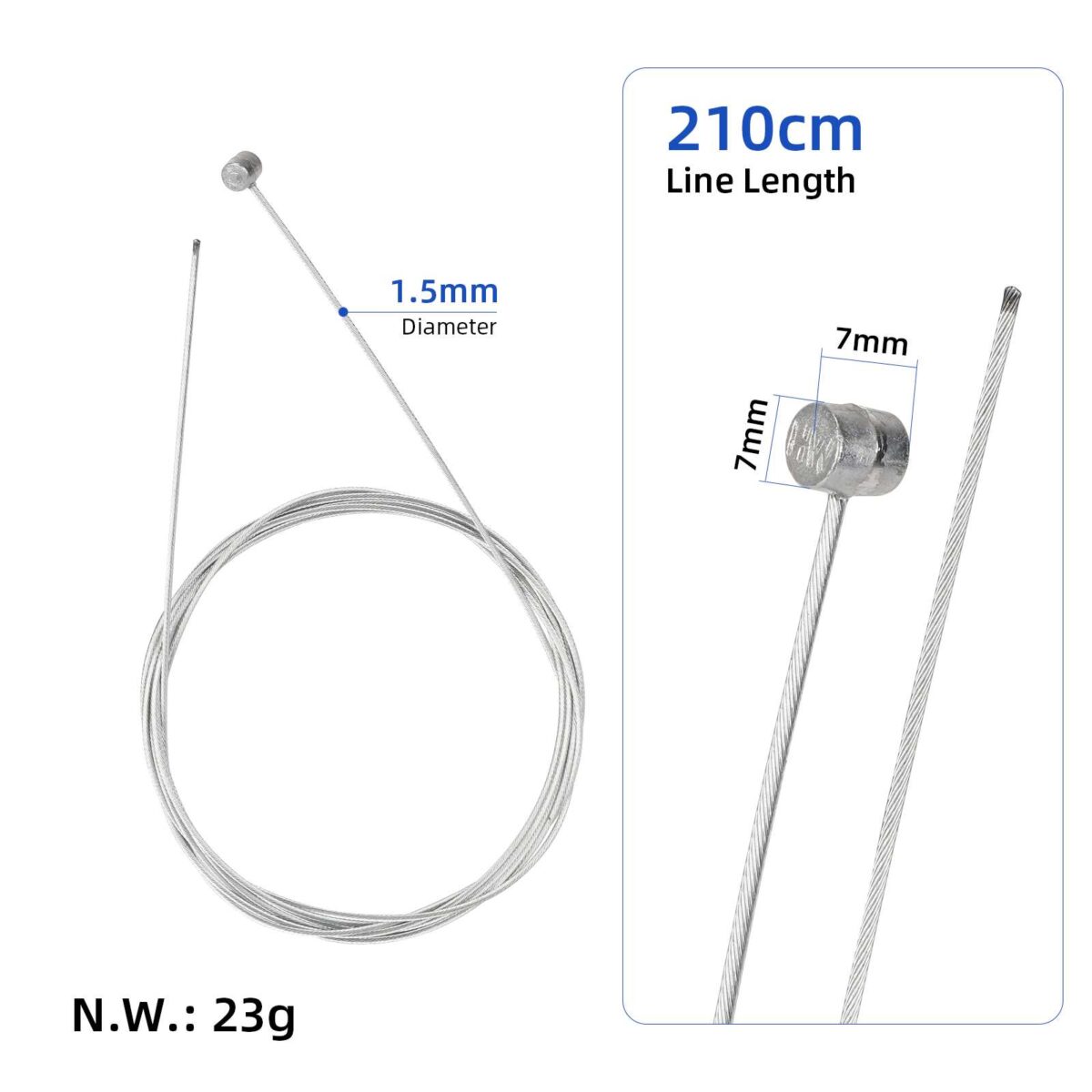 Cable de freno de 2,1 metros - Imagen 2