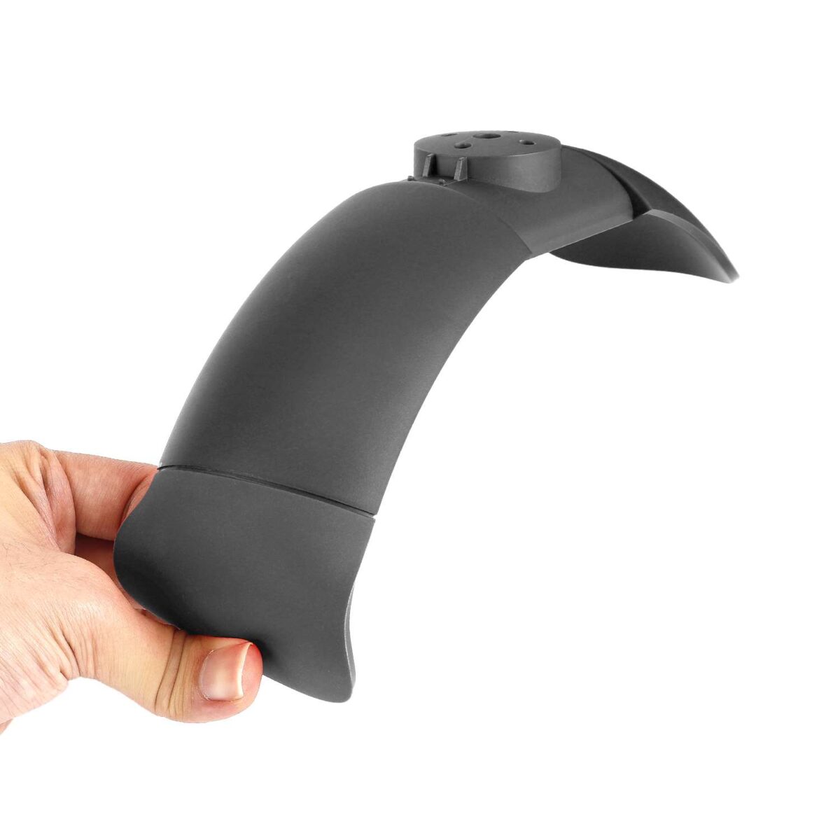 Guardabarros delantero Ulip gris con goma y tornillo para patinetes xiaomi - Imagen 4
