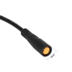 Cable conector impermeable M8 con cable amarillo de 3 pines con conector macho/hembra de 60 cm - Imagen 4